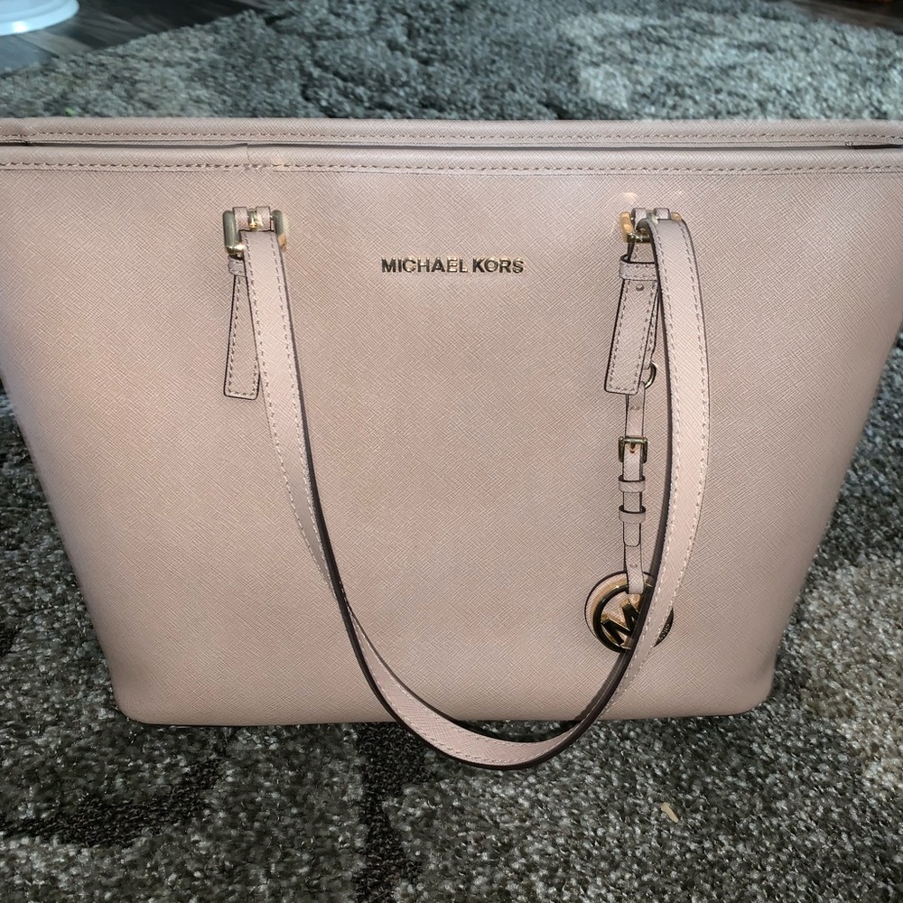 Michael Kors Nude/Pink Tote Bag
